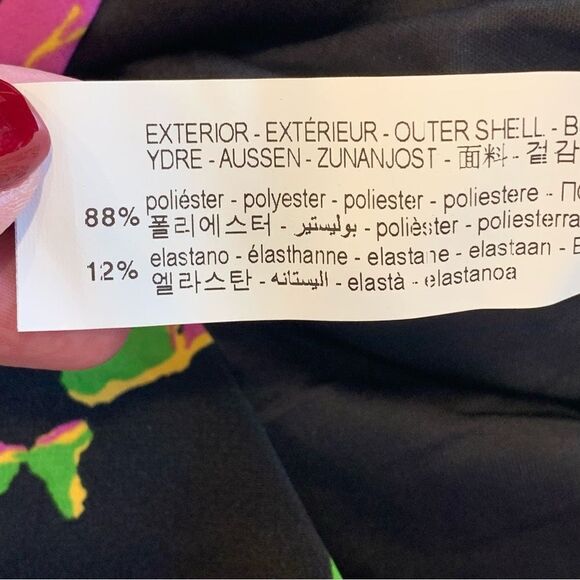 Zara Floral Ruched Mini Dress Size XS - Picture 13 of 16